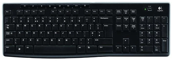 LOGITECH K270 Papan Kekunci Wayarles USB Hitam - Image 2 of 2
