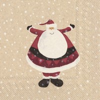 Ihr Nico Lunch-Servietten Papierserviette Motivserviette Weihnachten 33X33Cm Rot