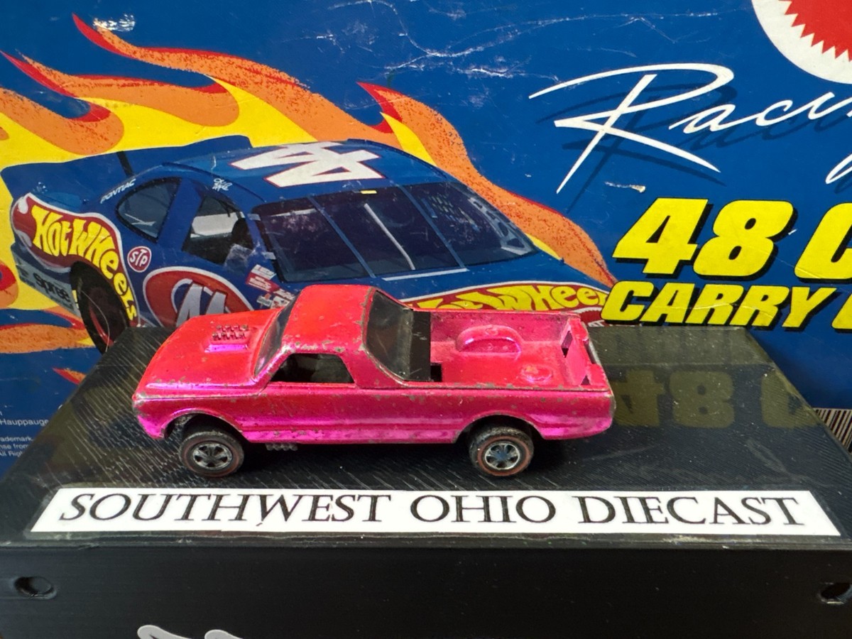 ミニカー Hot Wheels Custom Fleetside 1968 Redline 1968 HOT WHEELS REDLINE PINK CUSTOM FLEETSIDE | eBay