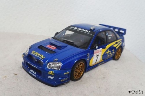 Subaru AUTOart 1/18 Noir Et Or - Racing Division - Miniature Collection