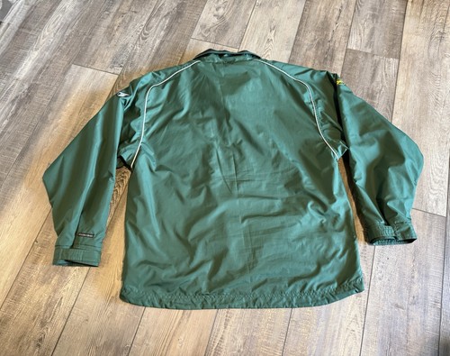 Green Bay Packers Lined Jacket Mens Size Large Reebok NFL Equipment Green - Picture 2 of 7
