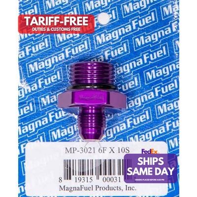 Magnaflow Fuel Systems MP-3021, One Purple Aluminum #6 To #10 O-Ring Male Adapte - Picture 1 of 9