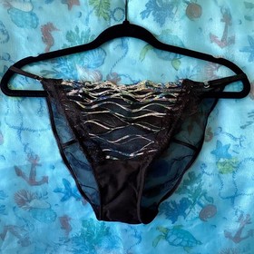 Victoria&rsquo;s Secret Dream Angels Unlined Embroidery Sequin Bra 36C Rare Light Blue