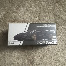 Pop Race Lamborghini Countach LPI 800-4 Deep Black 1/64 