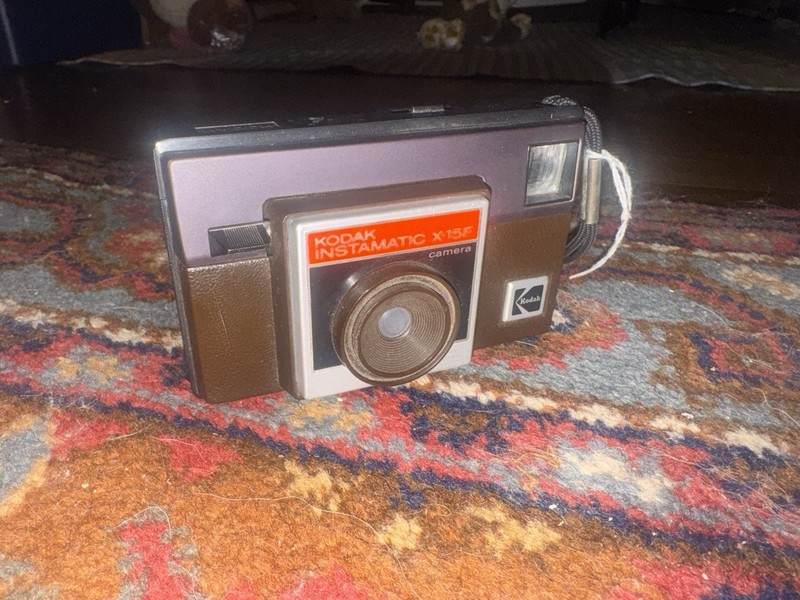 VINTAGE KODAK INSTAMATIC X-15F CAMERA 126 FILM