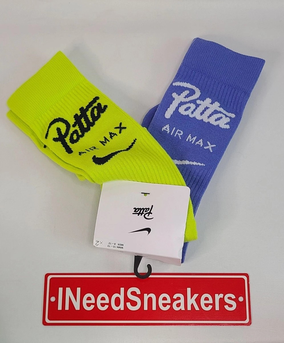 Patta x Nike Air Max 90 Everyday Essential Socks 2 Pack