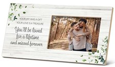 Memorial Picture Frame,In Memory of Loved One Gifts,Sympathy 12x6inch White