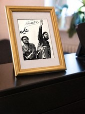 Repro-Autogramm - Che Guevara - Fidel Castro - Gerahmt - Revolution&auml;r