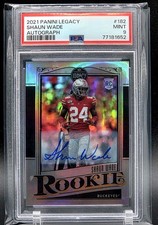 2021 Panini Legacy - RC Shaun Wade #182 Premium Penmanship Silver (AU, RC) PSA:9