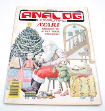 December 1984 Analog Computing Atari Magazine No 25 Santa Christmas Video Games