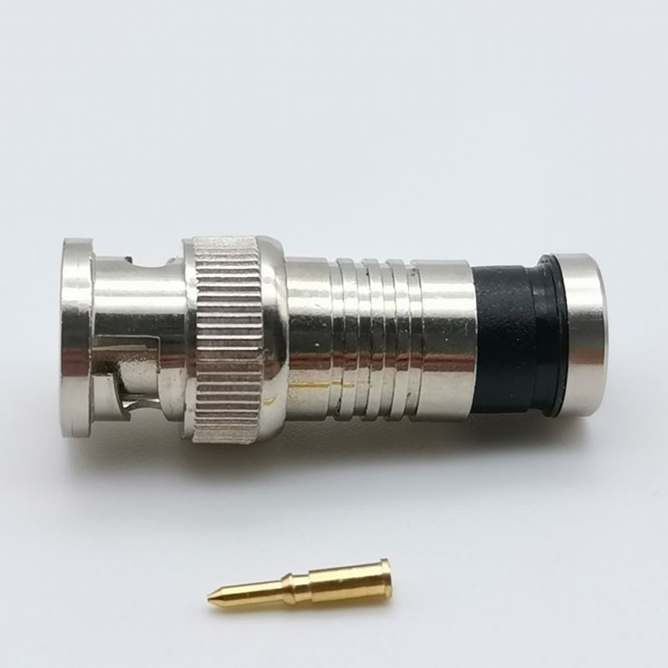 10Pack Premium Adapter BNC Compression Connector for CCTV Camera RG6 ...