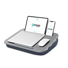 Portable Lap Desk with Cushion, Fits up to 15.6 inch Laptop, Laptop Stand wit...