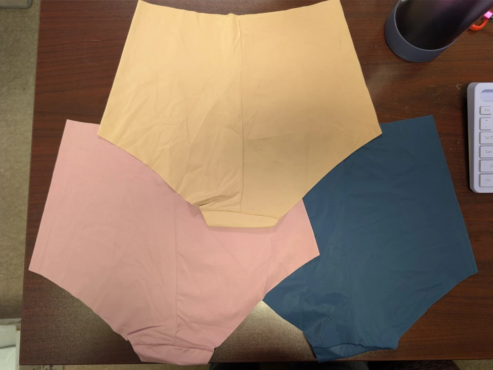 Victoria's Secret Panty Lote De 3 Panty Moderno No Show Panty Rosa Praliné L Nuevo Con Etiquetas Foto 2 de 4