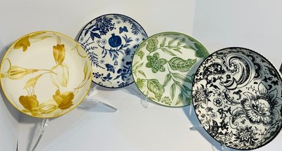 SH Home Set of 4 Pasta Bowls 8.75  in diameter, 2  high , Different designs