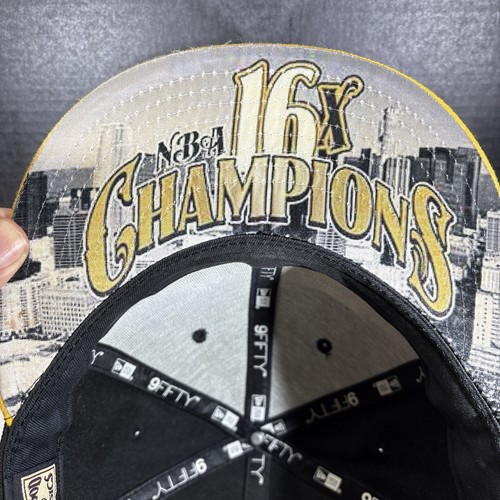Los Angeles Lakers NBA New Era 9fifty 16X Champions Snapback Cap Hat Flat Bill - Picture 9 of 11