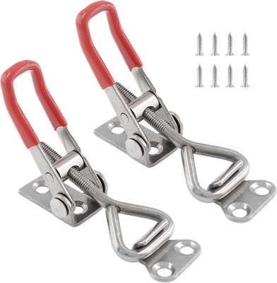 2Pcs Adjustable Toggle Latch Clamp 4001 Style, 304 Stainless Steel Quick Release