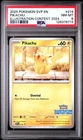 PIKACHU #214 PSA 8 2025 POKEMON SVP EN-SV BLACK STAR PROMO ILLUSTRATION CONTEST