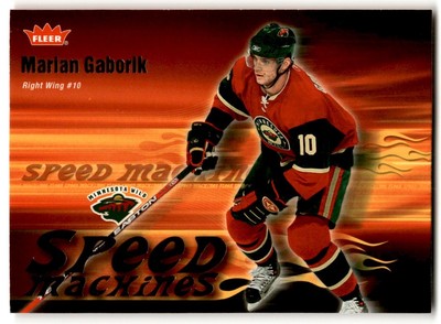 Marian Gaborik 2006-07 Fleer Speed Machines #SM14 Minnesota Wild