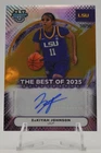 2026 Bowman Best U Zahiyah Johnson BA-ZJ Best of 2025 Autographs Gold /50 LSU