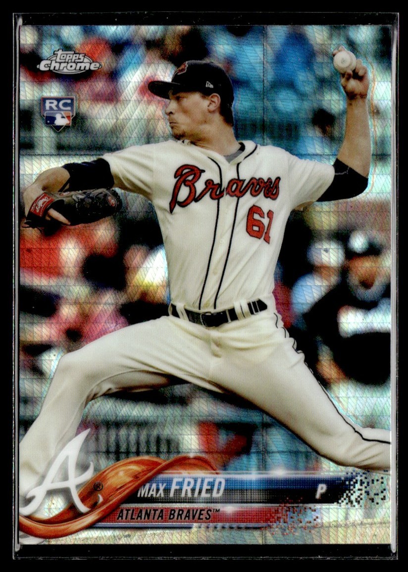2018 Topps Chrome Prism Max Fried RC #66
