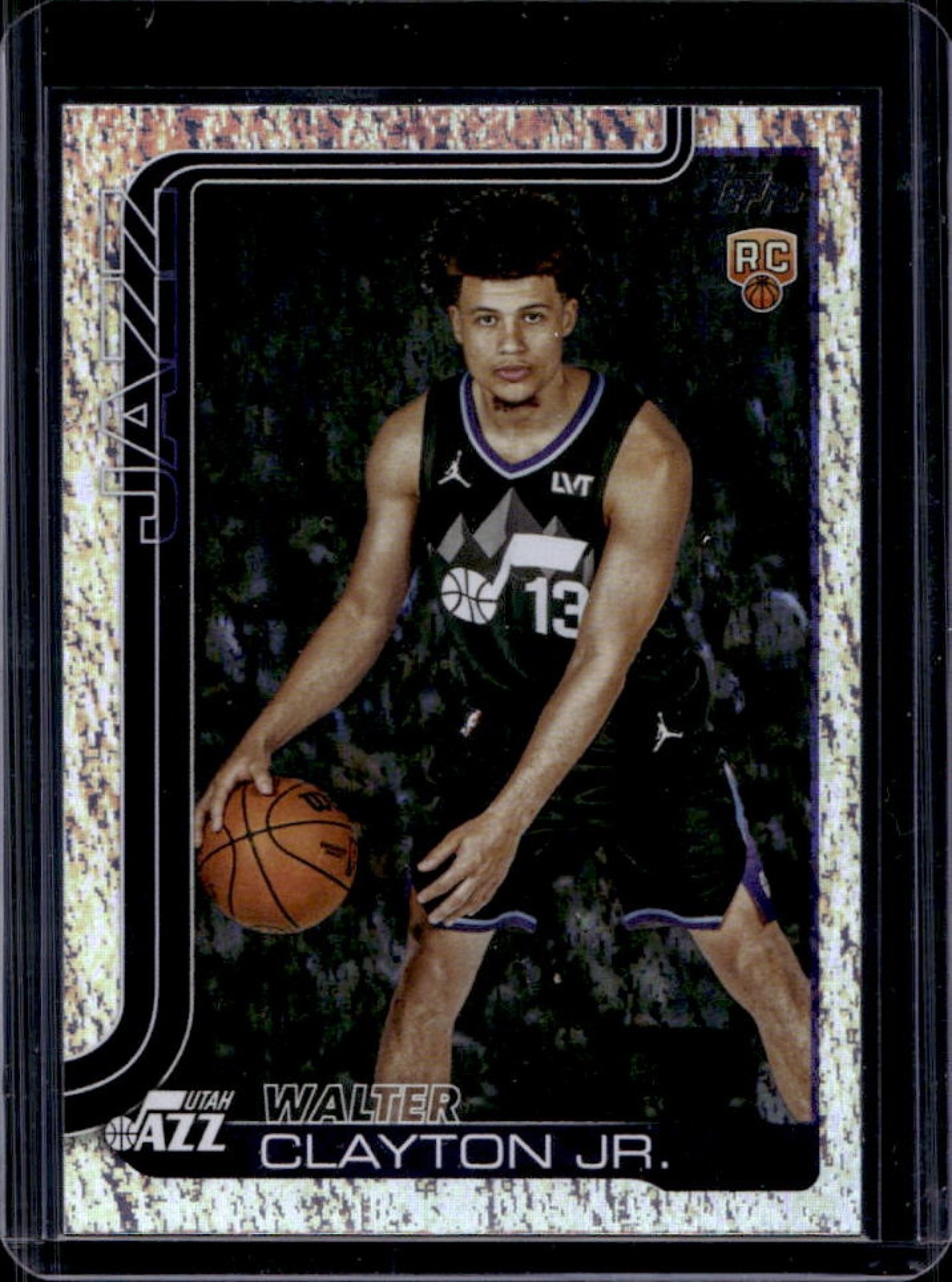 2025-26 Topps Walter Clayton Jr. RC Holo Foil Rookie #218 Jazz