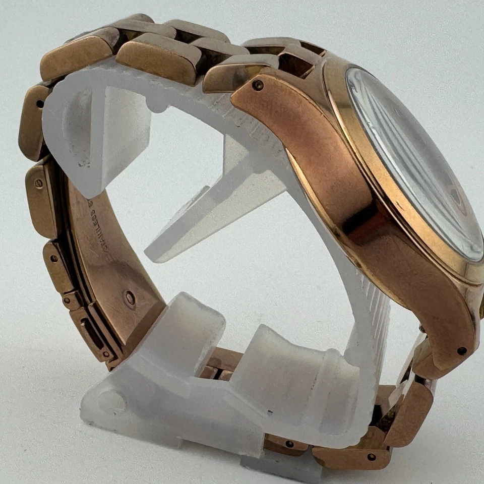 Marc Jacobs Quartz Watch MBM3207 Men 50m Rose Gold Tone Steel New Battery 7.5" - Image 3 of 4