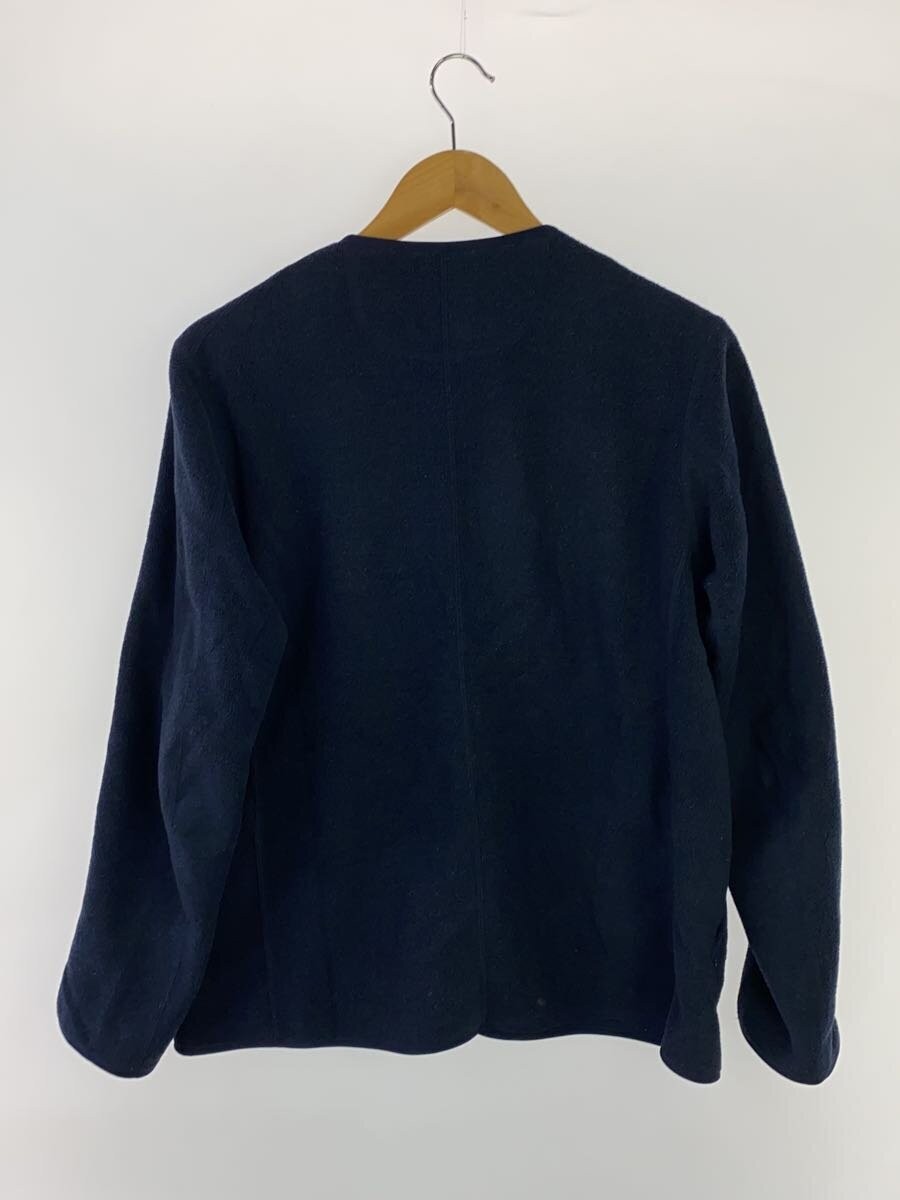 DANTON 20AW/NO COLOR FLEECE CARDIGAN/40/Polyester/NVY/20A-MR-001