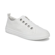 Women's Blowfish Malibu Hangout Slip-On Shoes White Linen