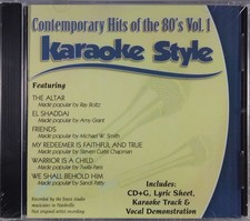 Contemporary Hits of the 80's Volume 1 Karaoke Style NEW CD G Daywind 6 Songs