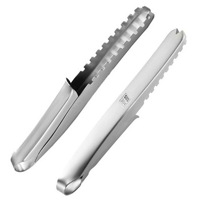 2PCS Fish Scaler, Thickened Stainless Steel Fish Scale Remover, Efficient Fis...