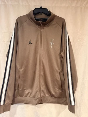 Cactus Jack by Travis Scott x Air Jordan MJ Track Jacket in Palomino/Black XXL - Image 1 of 4