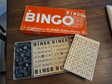 Vintage Coca Cola Bottling Co. BINGO Game from Milton Bradley