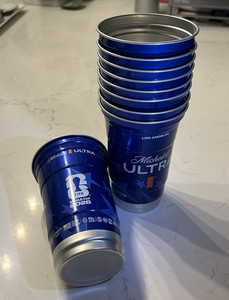 Michelob ULTRA Los Angeles Blue Reusable Aluminum Stadium Beer Cups