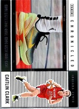 #72 Caitlin Clark Chronicled 2025 Panini- SP Shoe Game Silver