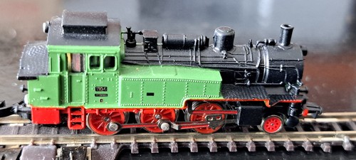 Märklin 8897 Tenderlok T9  BR 1104 Württemberg grün/schwarz neuwertig OVP Spur Z | Condition: Gebraucht