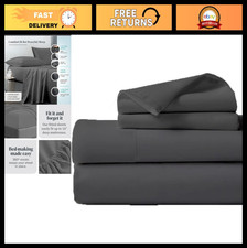 Luxury RV King Sheet Set 72x80 - 4PC Soft Cotton Bedding - Deep Pocket Fitted -