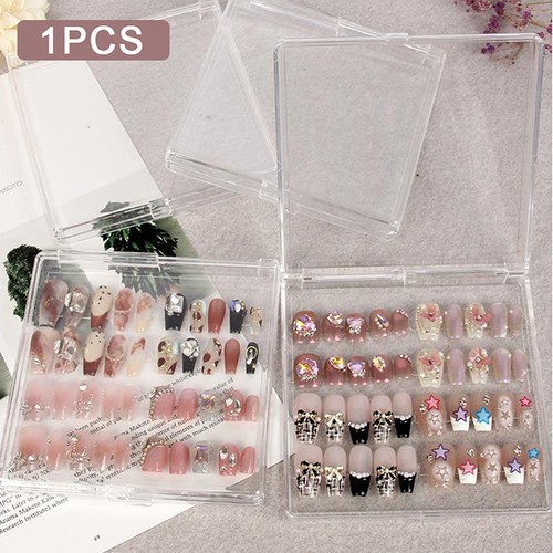 Acrylic False Nail Storage Box Jewelry Gift Box For DIY Press-on Nails Holde BII - Picture 6 of 7