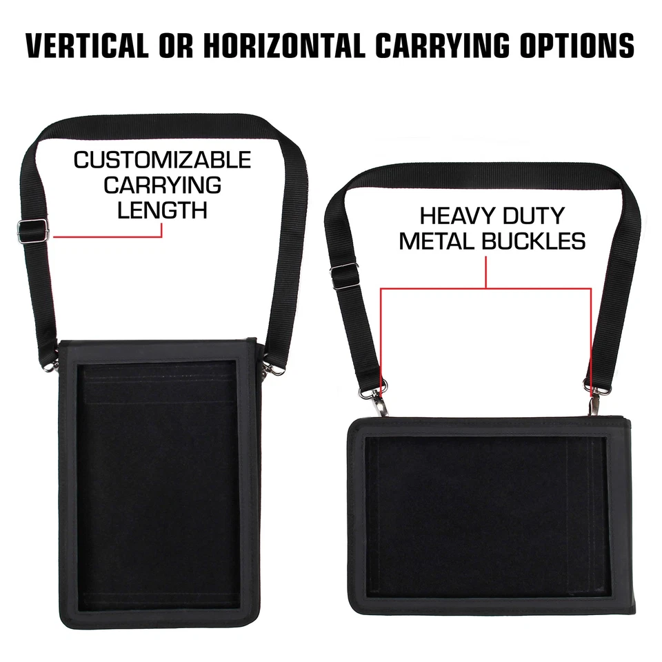 12" Tablet Case with Open Front Design, Rugged Exterior Frame & Adjustable Strap - Image 2 of 4