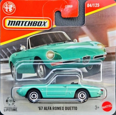 Matchbox '67 Alfa Romeo Duetto 1:64 Diecast Modellauto 2026 Spider