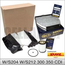 Inspektionspaket f&uuml;r Mercedes GLK C-Klasse E-Klasse W204 W212 300CDI 350CDI