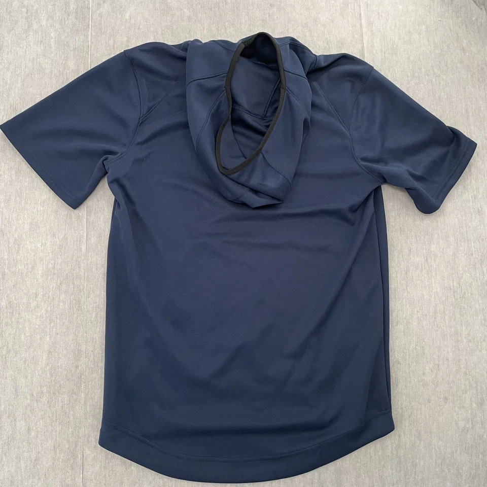 Akron Zips Sweater Adult Small Blue Hoodie Short Sleeve Nike Dri Fit Mens S NEW - Image 2 of 4