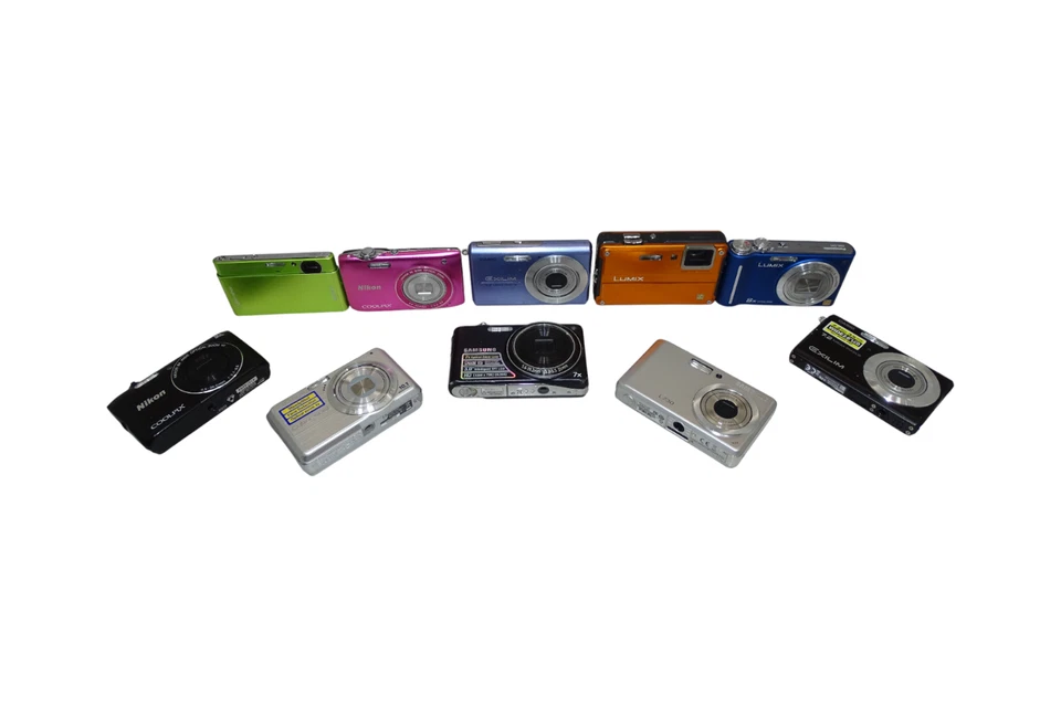 📷 Konvolut 10x diverse digitale Kompaktkameras als Ressourcenspender Ersatz 📷