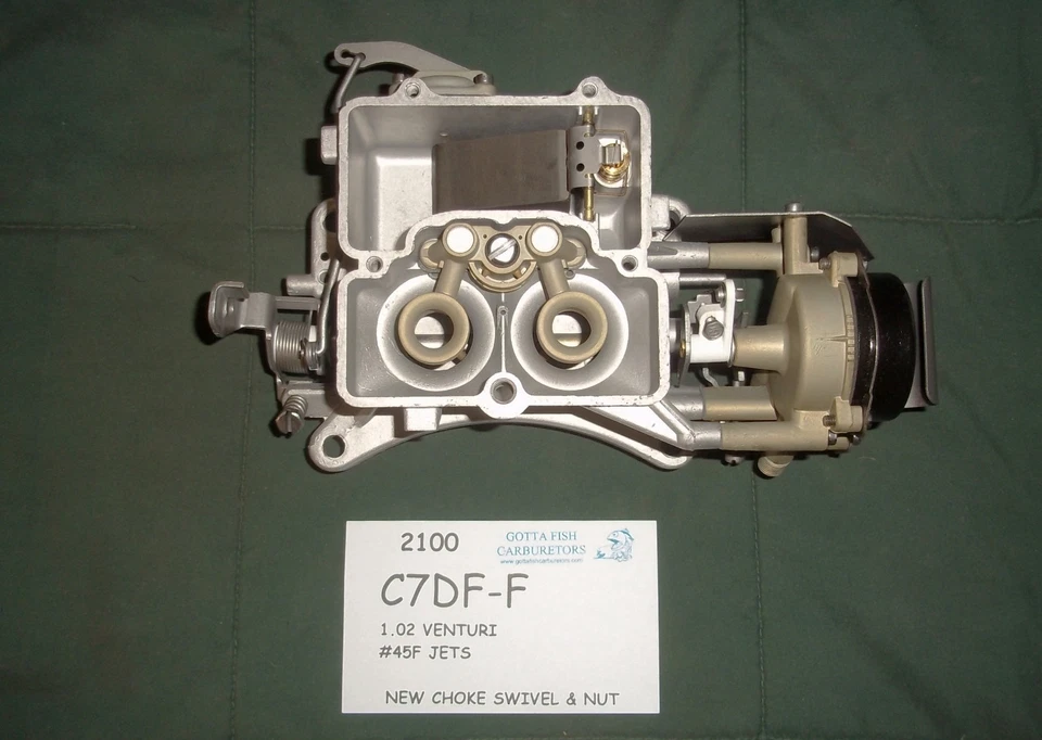 Carburador Ford Mustang Fairlane Cougar Comet Autolite 2100 1,02 1967 289 C7DF-F Foto 4 de 4