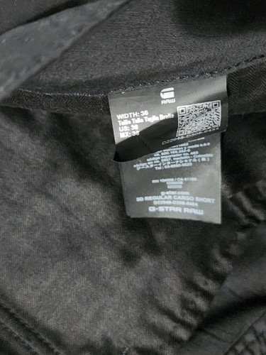 g raw star 3D regular cargo black Utility Chinos Shorts - Picture 6 of 10