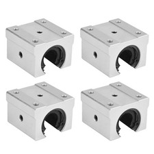 4 Pack SBR12UU 12mm Aluminum Linear Bearing Slide Blocks for SBR12 Guide Rail