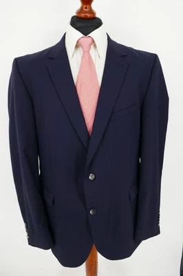 Strellson Sakko Gr.56 Schurwolle Mix Dunkel Blau Black Label Top Zustand - Bild 1 von 4
