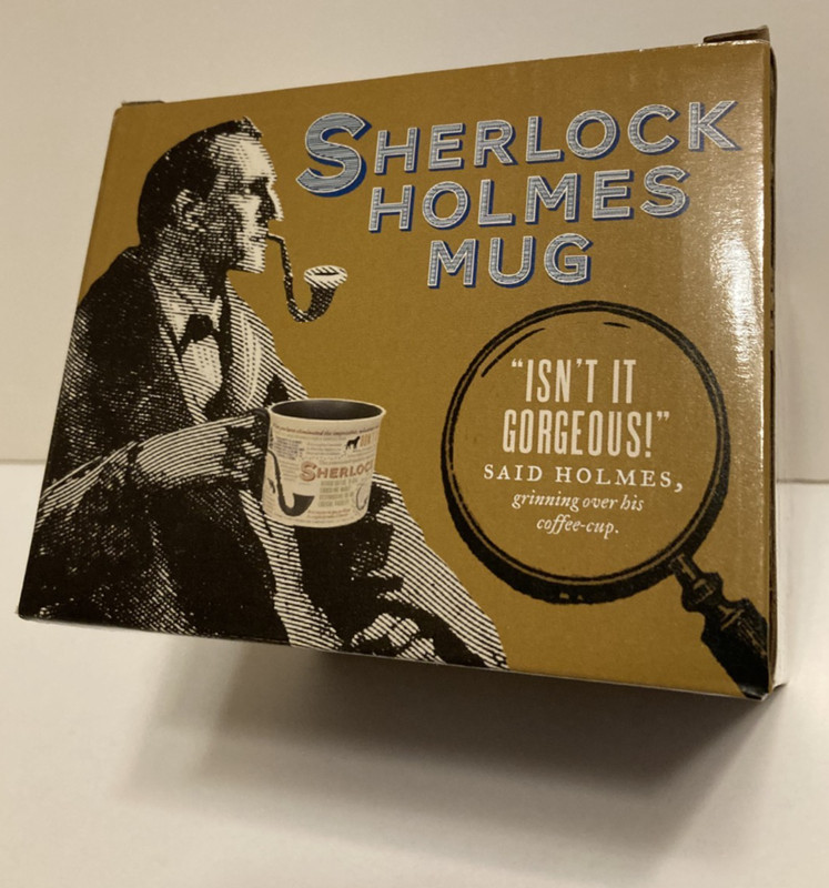 Sherlock Holmes Quotable Large 14 oz. Mug 2016 Unemployed Philosophers Guild NIB