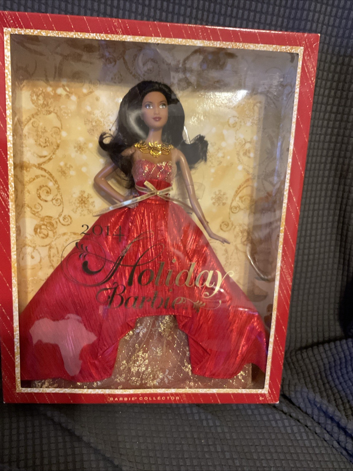 Barbie African American Holiday Mattel Collector Doll & Stan