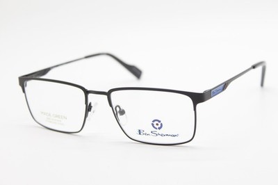 NEW BEN SHERMAN HIGHFIELD C02 BLACK BLUE AUTHENTIC EYEGLASSES 53-17