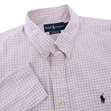 Polo Ralph Lauren Custom Fit Mens Long Sleeve Button Down Shirt Plaid XL